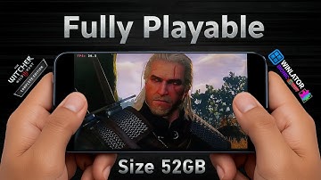 🔥The Witcher 3 Complete Edition On Mobile - Gameplay + Tutorial on Winlator Ludashi 2.6.1 ไทย🔥