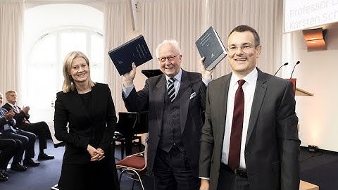 Festschriftübergabe an Karsten Schmidt am 20. September 2019