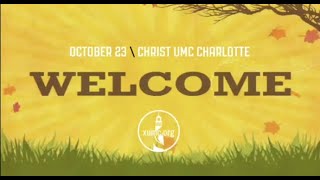 October 23 at Christ UMC Charlotte