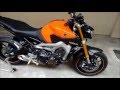 Yamaha mt 09 laranja  apresentao  mouse xj