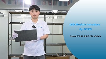 Can be bendable indoor 320mm x 160mm full color soft P1.86 LED module for art design LED display