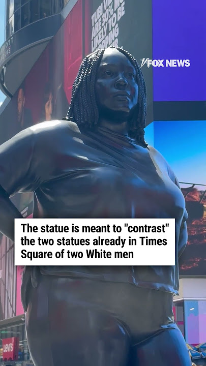 12-foot bronze statue of overweight Black woman unveiled in 'takeover' of Times Sqaure #ny #news #us