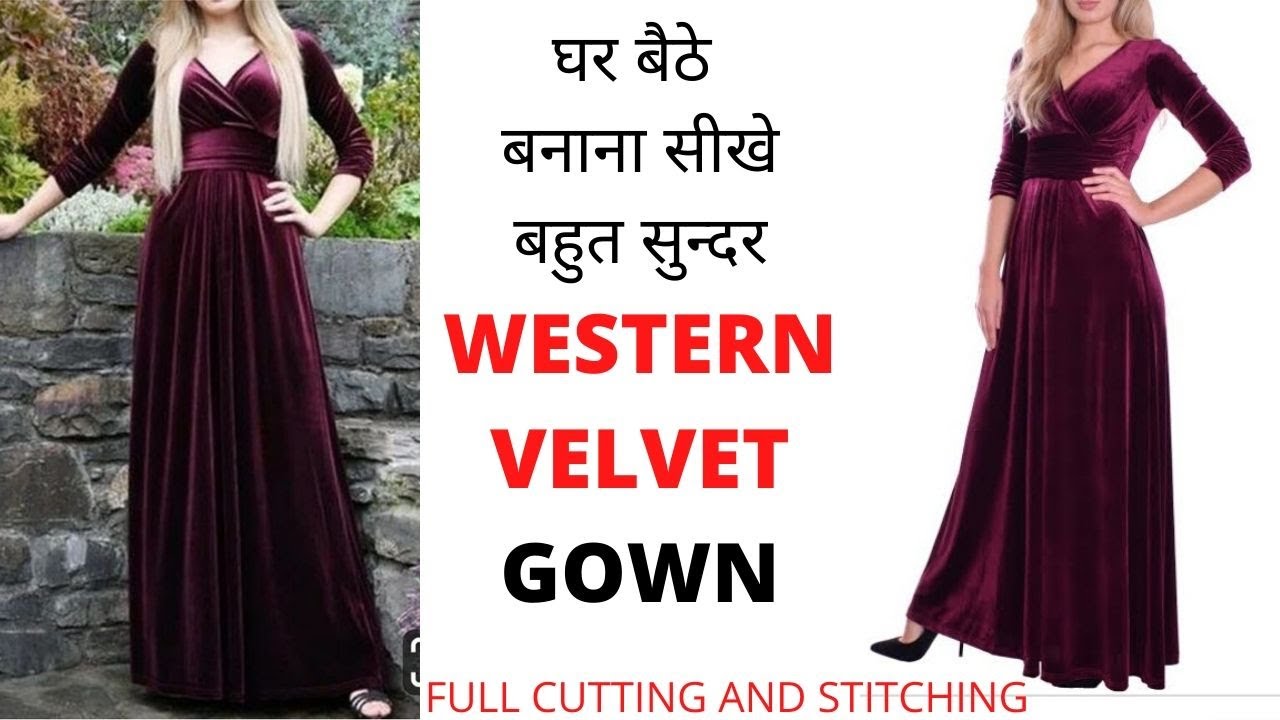 Beautiful high low frock cutting and stitching/puff sleeve frock cutting  and stitching/stylish kurti - YouTube