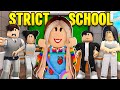 ONLY FUN Kid In SUPER STRICT School.. (Roblox Bloxburg)