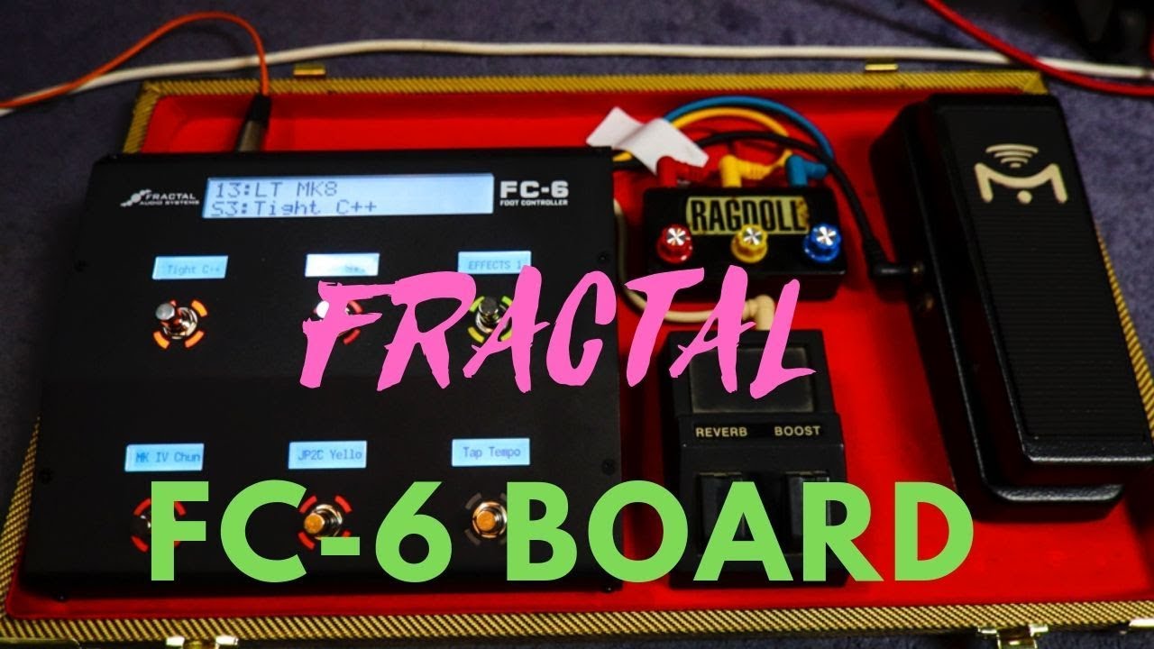 Sjadm fractal axe fc6 コントロール周り一式 Fractal FC-6 - Controllers & Stand-in Switches - YouTube