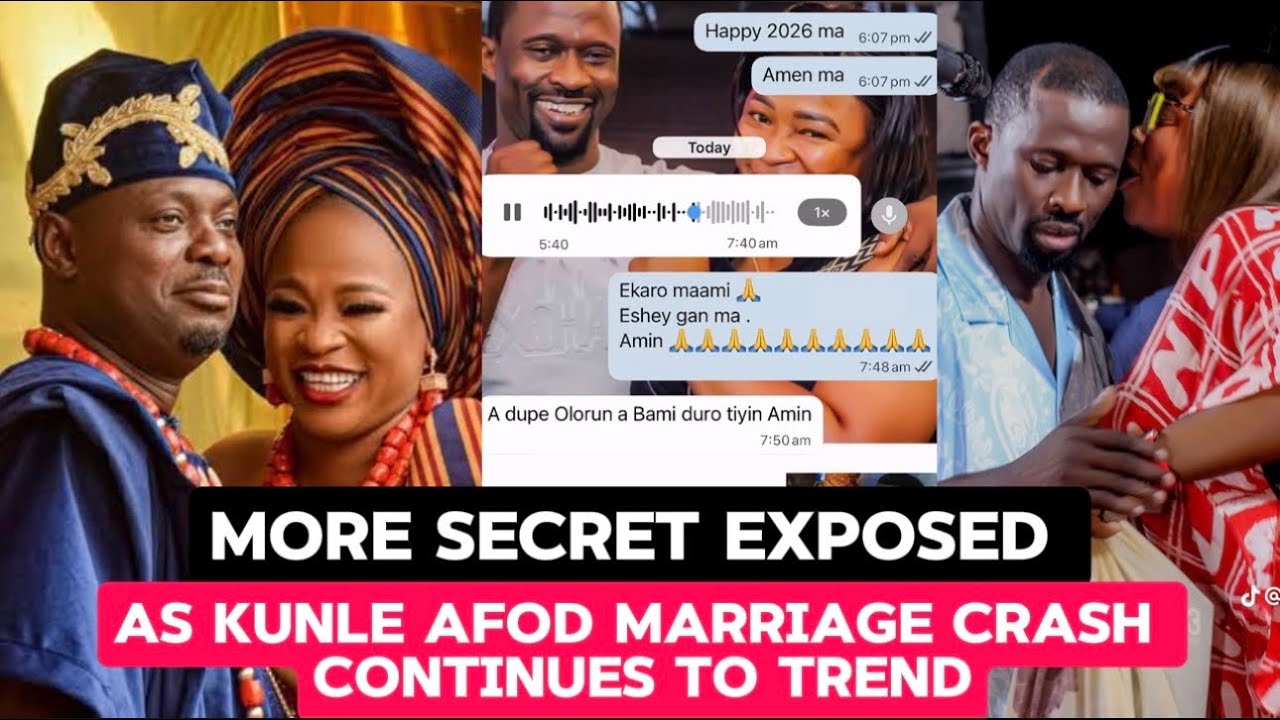 FEAR WOMEN ❗️PEOPLE REACT AFTER MORE SECRETS OF KUNLE AFOD MARRIAGE CRASH LEAKS ONLINE
