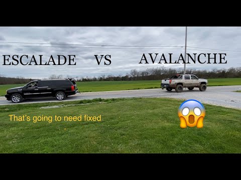 ESCALADE VS AVALANCHE! THAT'S GOING TO BE EXPENSIVE!