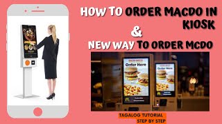 How to Order Mcdo in Kiosk | New way to Order Mcdo