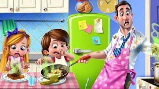 Daddy's Little Helper - Messy Home Fun Adventure - Help Daddy Clean Up, Cooking, Pet Care for Kids screenshot 1