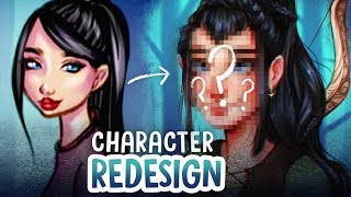 REDESIGNING AN OLD OC | Character Redraw + Tips!