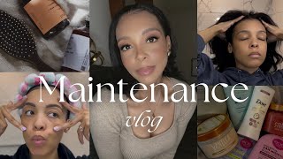 Maintenance Vlog| Hair Care & Weekly DIY Treatments