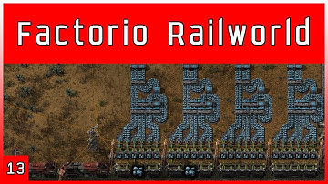 Factorio 0.17.79 Railworld Ep.13 | Clusterio Preparation 1:100 Scale | Modules Oil Setup