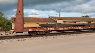 Cp Frieght Train In Clinton Iowa With Storms Back in 2021 or 2022