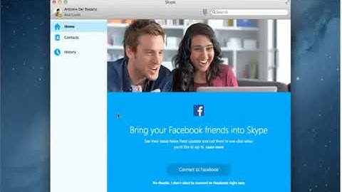 How to create a Favorite section in Skype for Mac OS X