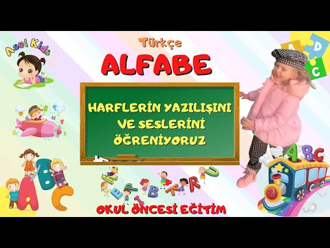 En kapsamlı ABC ; Çocuklar için Harflerin Yazılışlarını Ve Seslerini öğreniyorum / Türkçe Alfabe