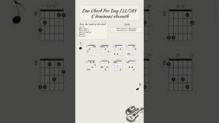 One chord per day 132/365: C11 (C Dominant Eleventh) #guitar #guitartutorial #tabs #chords #chord