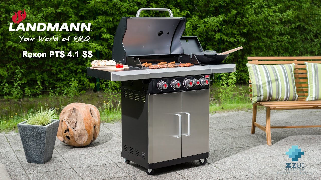 BBQ Grill - Landmann Rexon PTS 4.1 SS | BBQ Grill - YouTube