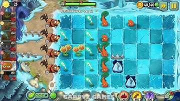 Frostbite Caves Day - 22 (Plants vs. Zombies 2 Gameplay) (No Commentary) (Walkthrough)