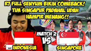 TIMNAS INDONESIA VS SINGAPORE! INDONESIA HAMPIR AJA KALAH, UNTUNG R7 BIKIN MOMEN YANG GA DISANGKA!