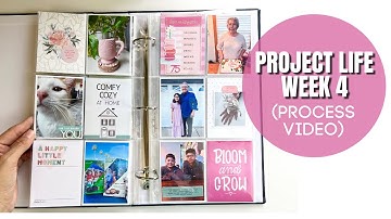 PROJECT LIFE week 4 (process video)