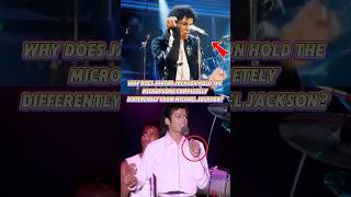 Why does Jaafar Jackson hold the microphone completely differently from Michael Jackson?#hold #fypシ