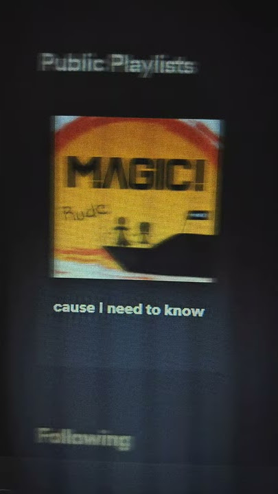 Magic! - Rude (Short Lyrics Video)