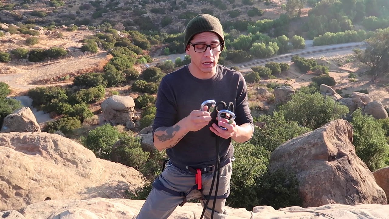 top rope anchor using 2 points