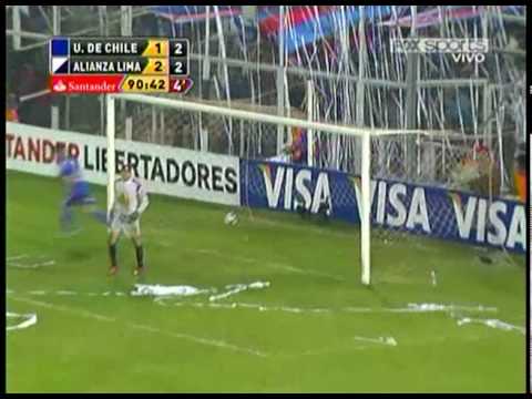 Fabian Estay - Gol de la U de Chile vs Alianza Lim...