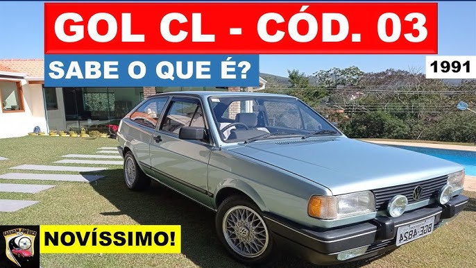 GOL QUADRADO 1991 A COR MAIS BONITAvermelho colorado 