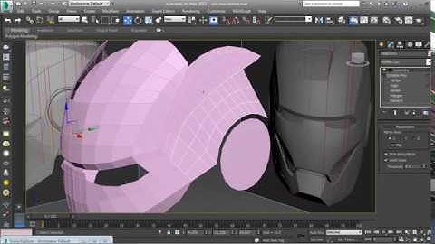 Iron-man Helmet Alignment Blueprint in Photoshop & Modeling | tutorial | Part-5/6