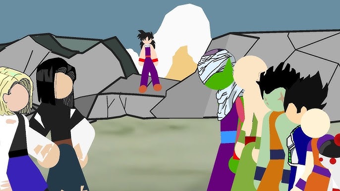 Goku family Goku Goten Gohan - Stick nodes DBS lutas