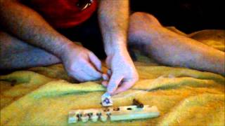 Shortest floating hand drill friction fire - 1 and 7/8 inch spindle - Smallest hand drill fire