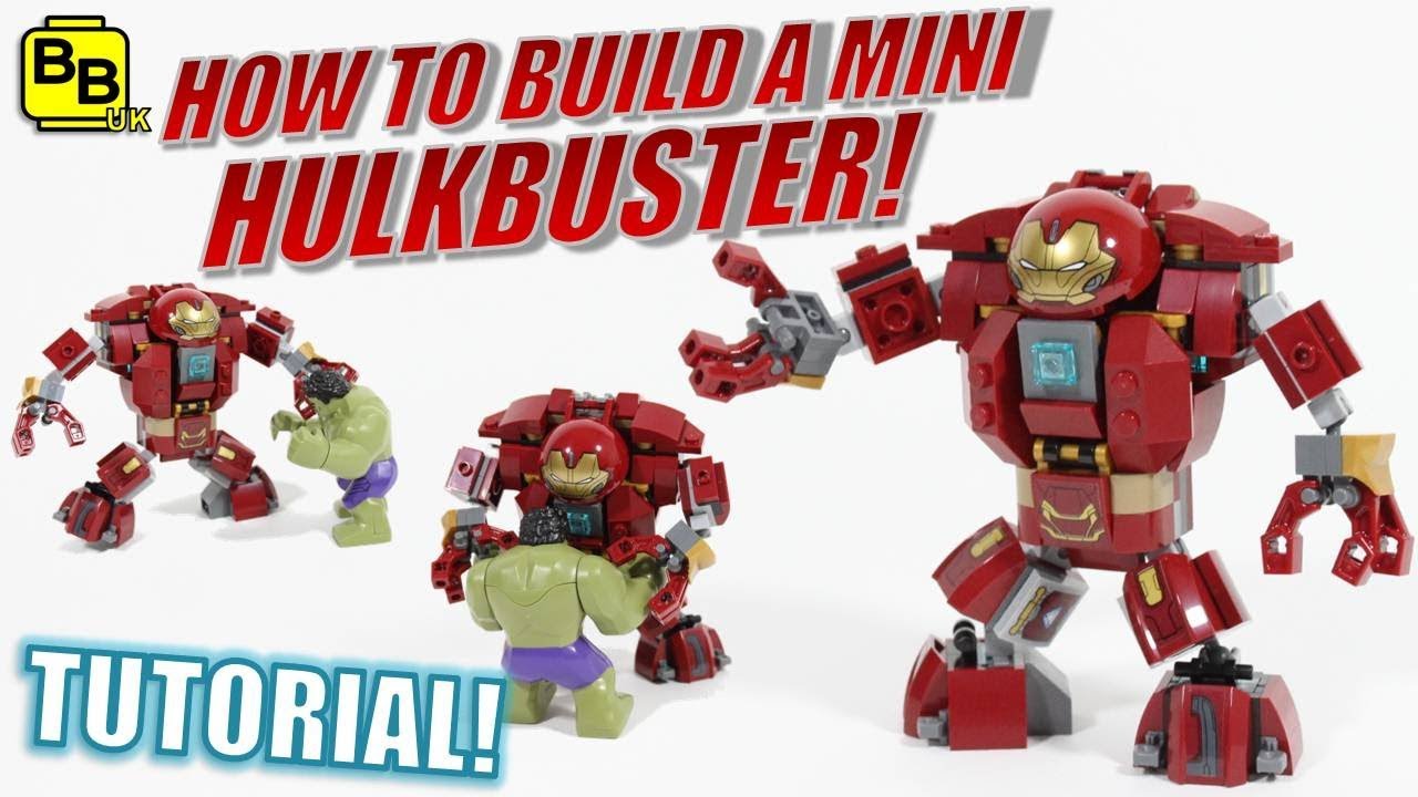 Suit up with this incredible Lego Marvel Hulkbuster set