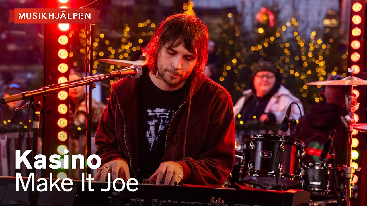 Kasino - Make It Joe / Musikhjälpen 2025 adlı videoyu YouTube'da izle Kasino - Make It Joe / Musikhjälpen 2025 adlı videoyu YouTube'da izle