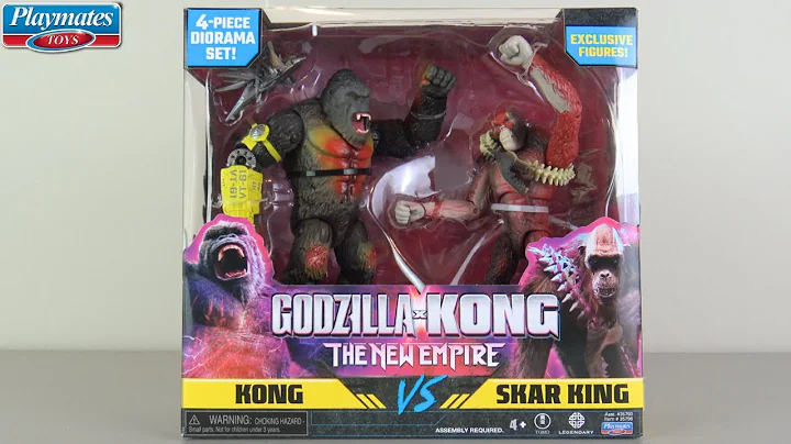 Kong vs. Skar King Playset Unboxing, Build, & Review! (Playmates Godzilla x Kong: The New Empire)