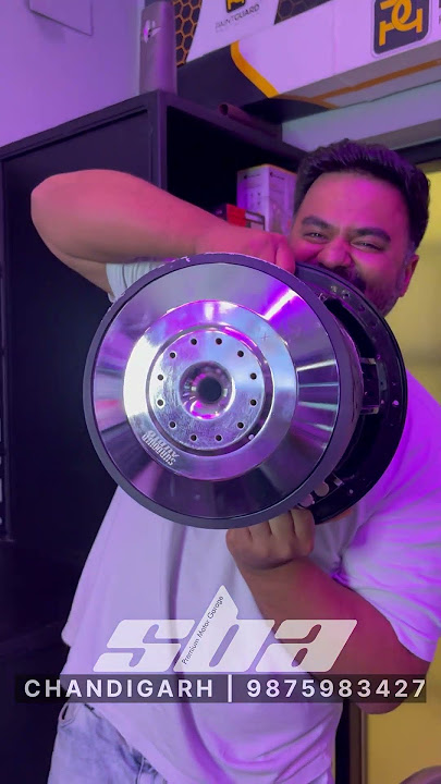 ₹1,40,000 Subwoofer 2000w RMS | SUNDOWN AUDIO| SBA Premium Motor Garage #sundownaudio #splsubwoofer