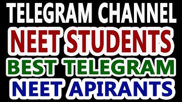 TELEGRAM CHANNEL FOR NEET STUDENTS | BEST TELEGRAM CHANNEL FOR NEET ASPIRANTS | NILESH ANANDWANI SIR