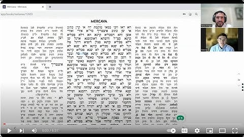 Video showing how we guide a student to teach us the gemara