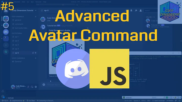 Advanced Avatar Command | Discord.JS v13 Tutorial #5