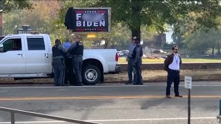Virginia veteran charged after covering 'F*** Biden' sign at Veterans Day ceremony
