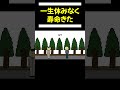 【アニメ】不運が重なり、生まれてから働きっぱなしで寿命きたやつ