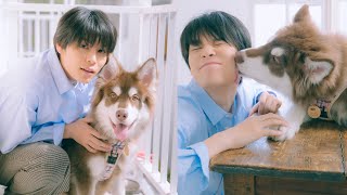 萩原利久さんが遊びにきてくれました！（アラスカンマラミュート｜月刊