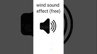 wind sound effect (free)