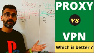 proxy vs vpn - Which is better ? (Explained with a real life example)  [2021] image