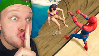 Je Deviens un Méchant SPIDER-MAN Pendant 24H sur GTA 5 !