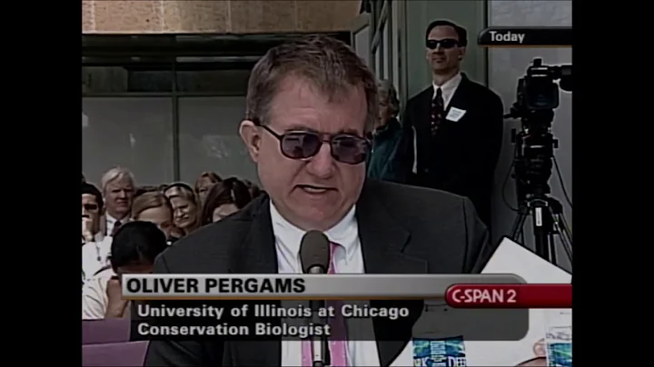 Dr. Oliver Pergams Testifies before Congress on En...