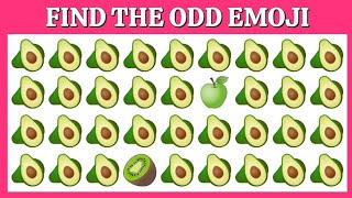 Find The ODD Emoji Out 🧐 || Easy, Medium, Hard, Impossible