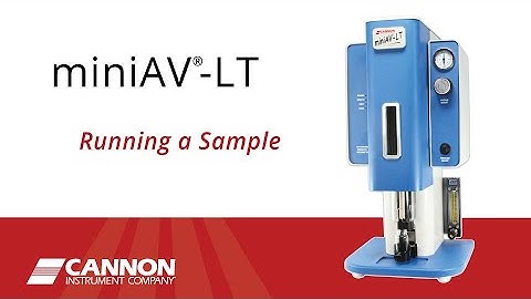 miniAV-LT: Running A Sample