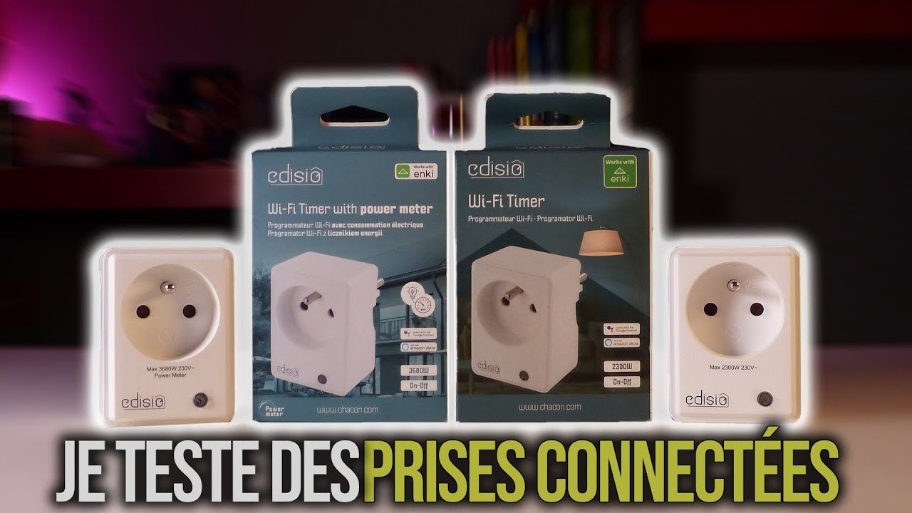Prise Wifi Connectée intérieure Edisio - Enki