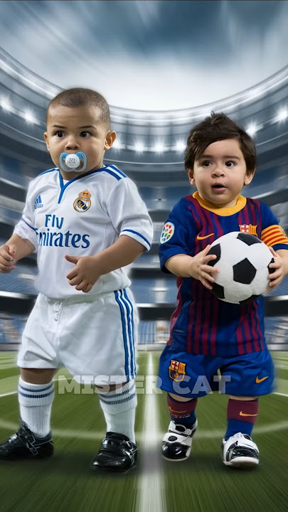 Ronaldo vs Messi (All Versions) 👶🏻😂